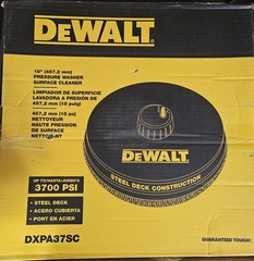 Dewalt 18″ Pressure Washer Surface Cleaner DXPA37SC 1 Use Only Save!!