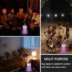 Sonicpulse Bug Zapper Rechargeable Mosquito Zapper Safety Grid Portable