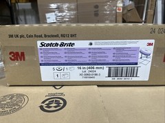 Scotch-Brite™ Purple Diamond 16” Round Floor Pad Plus 08743 – 5-Pack