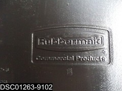 1995834 Rubbermaid Janitor Cart Panel Black 2 Piece Set