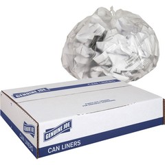 Genuine Joe GJO01755 Can Liner 10 Gal 24″x24″ Clear