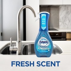 Dawn Platinum Plus Powerwash Spray Dish Soap 5X Grease Cleaning 4 x 16 Oz Pack