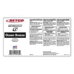 Betco BestScent Air Freshener Ocean Breeze 2L 16 Bottles Bulk 2314700