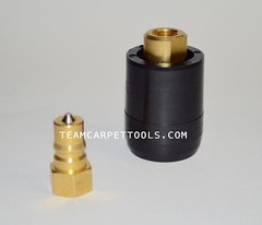 Carpet Cleaning Wand, Hose Truckmount 1/4″ M/F QUICK DISCONNECT with Heat Shield