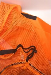 5 Large Capacity Commercial Heavy Duty Mesh Laundry Bags 40 x 30″ Bright Orange