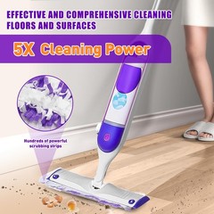 Power Mop Pads for Swiffer Refills, Multi-Surface 20 Count, Purple