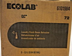 ECOLAB QC 72 6101984 Oasis LAUNDRY FRESH Room Refresher case of 2 1.3L
