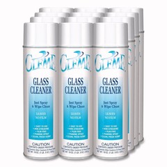 Claire 050 19 oz Aerosol Spray Gleme Glass Cleaner – Fresh Scent (12/CT) New