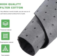 Efficient 10 PCS Spill Control Mats 13″ x 10″ for Automotive & Workshop