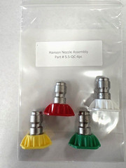 Pressure Washer 1/4″ quick connect nozzle assortment 5.5 Orifice Size