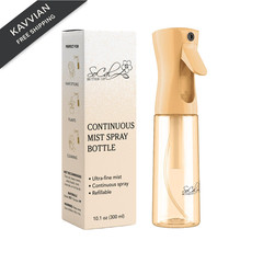 SoCal Buttercup Continuous Spray Bottle for Hair – 10.1 Ounces, Cream Beige