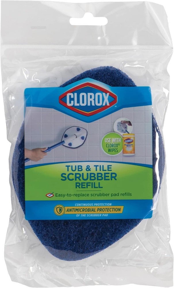 Extendable Tub & Tile Scrubber Refill, Diond-Shaped Head