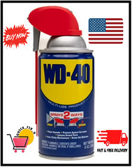 8 oz. Original WD-40 Formula, Multi-Purpose Lubricant Spray with Smart Straw