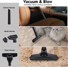 Cordless Vacuum Cleaner for Makita 18V LXT Battery, Handheld Blue