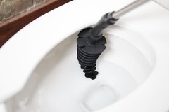 ToiletShroom® Revolutionary Toilet Plunger Plus Squeegee for Clogs by TubShroom