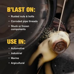 B’laster PB Penetrating Oil Spray Breaks Free Rusted or Frozen Bolts, Rust Pe…