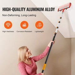 Telescoping Pole, 6 to 24 FT Pole, Extension Multi – Purpose Pole, Sturdy