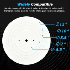 360° Rotating Compatible with Filter Cleaner with Air, All-around cleaning