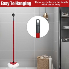 Mop Handle for Ocedar, Spin O Cedar 4-Section 1 Handle, Red