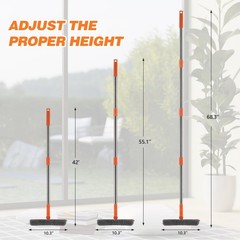 Bryquelin Professional 2 In 1 Window Squeegee 68 Long Stainless Steel