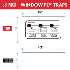 Window Fly Traps Indoor Clear (30 Pack) – for 30 Pack