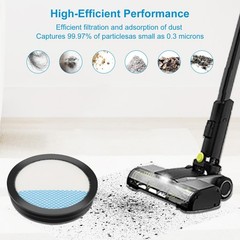 Kaulolado 18V ONE + Cordless Pet Stick Vacuum Filter for Ryobi, 6 Pack