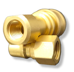 2 Sets 1/4″ Brass Quick Disconnect Coupler Carpet Cleaning for Wands Hose USA