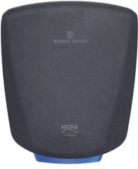 WORLD DRYER VERDEdri Graphite Aluminum Automatic Electric Dryer Model # Q-962A2