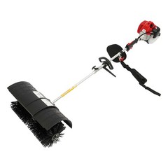 52cc Gas Power Hand Held Sweeper Broom Driveway Turf Artificial Grass Snow Clean