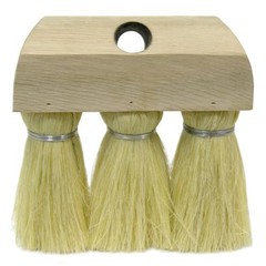 Weiler 44883 6-1/4in 3-Knot Roof Brush White Tampico 48in Handle