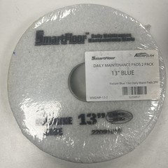 SmartFloor Daily Maintenance Pads 2 Pack, 13″ Blue