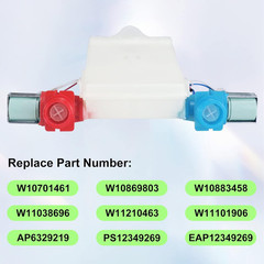 Upgrade W11101906 W11210463 Washer Water Inlet Valve Compatible with…