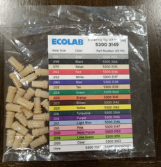 Ecolab Metering Tip V2 Kit 25 Pieces .035 Tan 5300 3139 Ships Free!