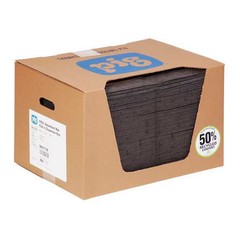 Pig Mat139 Sorbent Pad, 22 Gal, 15 In X 20 In, Universal, Gray, Polypropylene