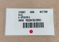 *NEW SURPLUS* [21] K-9 Stainless Steel Nozzle Brand ?? Flat Spray + Warranty!
