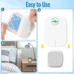 Qualirey 30 Pack Flying Insect Trap Refill Compatible with VEYOFLY Fly Blue