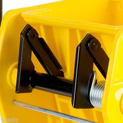 Industrial Lavex Janitorial Yellow 36 Quart Mop Bucket & Wringer Combo + 5 bonus