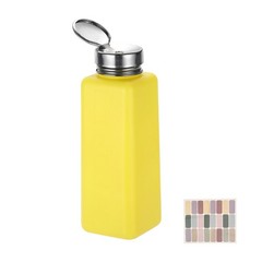 For 500ml/16.9oz Solvent Alcohol Dispenser for Cleansing Acetone, Yellow