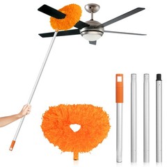 Ceiling Fan Cleaner Duster High Extended Blade Orange