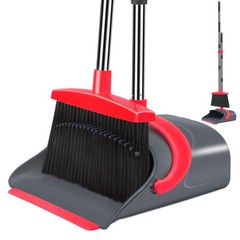 Ivandar Broom And Dustpan Setbroom Dustpan Combo Set Dust Pan Long Handle For
