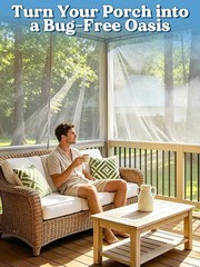40x10ft Ultra fine Mosquito Net for Patio – Mesh Netting Screen for Outdoor