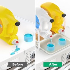 Papagiftree Laundry Detergent Holder Stand Liquid Detergent Dispenser Shelf