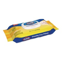 Clorox 31404 8″ x 7″ 1-Ply Disinfecting Wipes – Lemon Scent White (6/CT) New