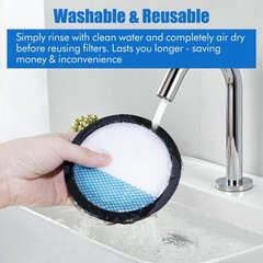 18V ONE + Washable Filter for Ryobi Cordless Stick Vacuum PCL720, 3 Pack