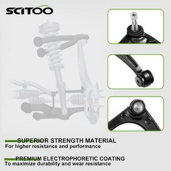 4pcs Front Suspension Inner & Outer Tie Rod Ends Kit for Honda Odyssey 2002-2004
