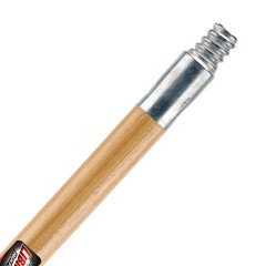 Libman Brown Hardwood Broom Handle 60 Inch Length Zinc Screw In 1 Inch 1.19 lb