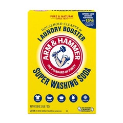 ARM & HAMMER Super Washing Soda Household Cleaner 55 Ounce (Pack of 2), Multi