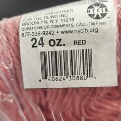 2pc ABILITY ONE 7920-01-513-4768 Wet Mop Head Red Acrylic Rayon 24oz (Shelf9)