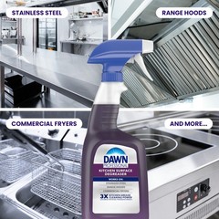 Dawn PRO Kitchen Surface Degreaser, Bulk 32 Fl Oz (Pack of 6), purple