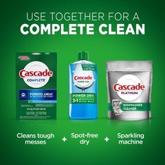 Cascade Complete Powder Dishwasher Detergent, 75 Ounce (Pack of 1), White